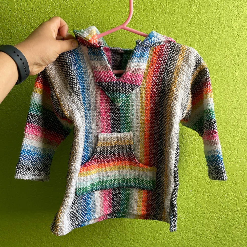 Unisex multicolor authentic Baja hoodie